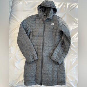 The North Face Charcoal Quilted Jacket